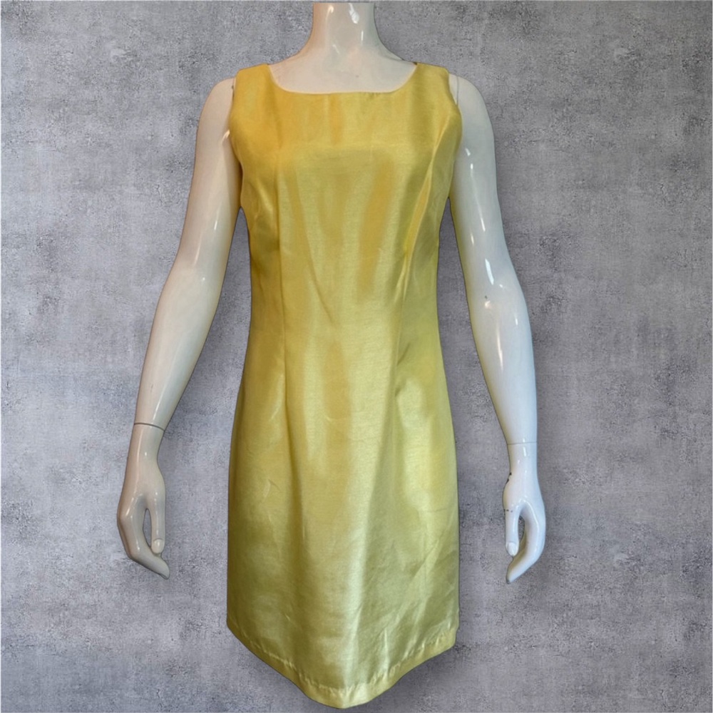 NWT DANILLO YELLLOW back zipper DRESS SIZE 8
